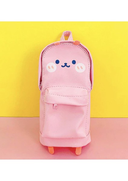 Pembe Çanta Şekilli Şirin Kalem Kutu