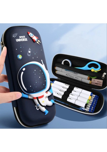 Astronot 3D Kalem Kutusu