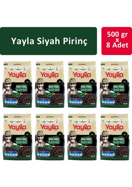 Siyah Pirinç 500 gr x 8 Adet