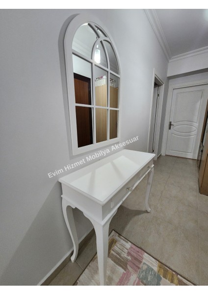 100 cm Çekmeceli Beyaz Dresuar & Ayna Takımı indirimleri