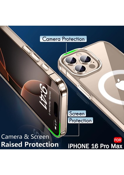 iPhone16 Pro Max Kılıf Magsafe Özellikli Şeffaf Silikon Kılıf fiyatları