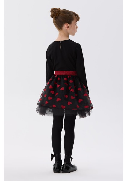 Bg Store Kız Çocuk Siyah Etek