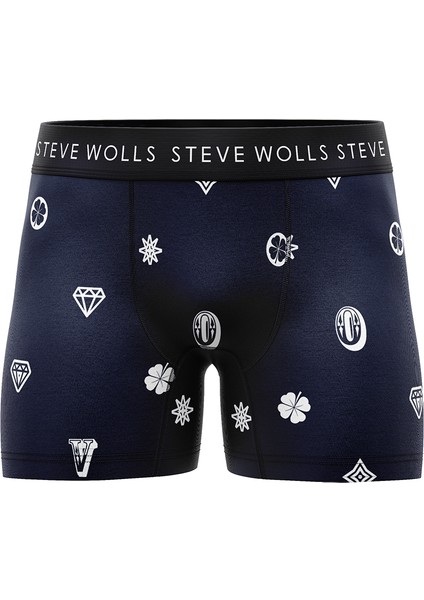 Erkek Karışık Desenli 3’Lü Boxer - 23656
