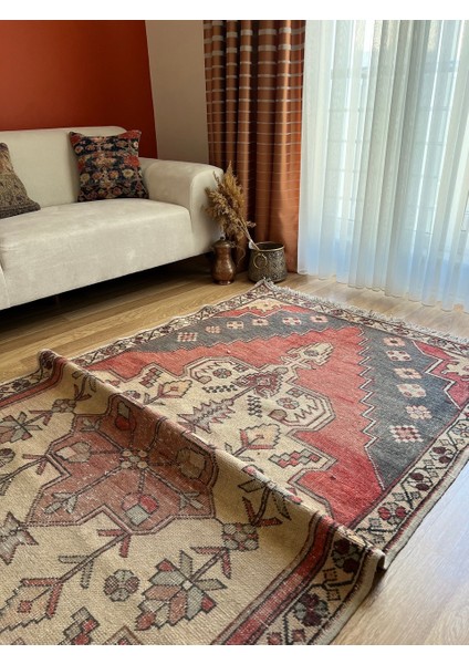 129X265 cm Kuzeybatı Stili Antik Halı Soft Renkli El Dokuma Dekoratif Kilim modelleri