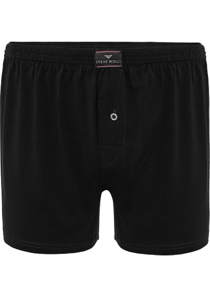 Erkek Siyah 6’Lı Penye Boxer - 23701 fiyatları