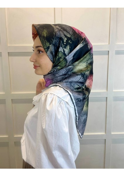Quare Çiçek Desenli Rayon Eşarp 10701