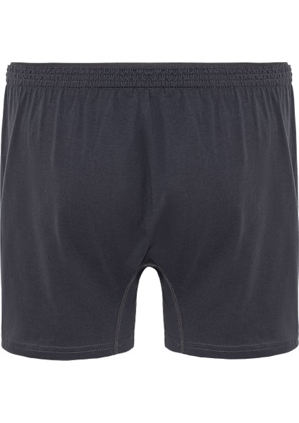 Erkek Antrasit 6’Lı Penye Boxer - 23701