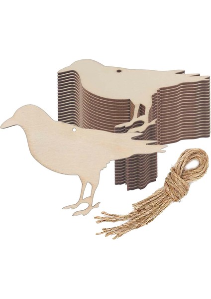 Bitirilmemiş Ahşap Kesikler Boş Ahşap Talaşları Cadılar I Şekilli Plaklar Parti Hediyesi Dekoratif Aksesuarlar Asılı (Yurt Dışından) indirimleri