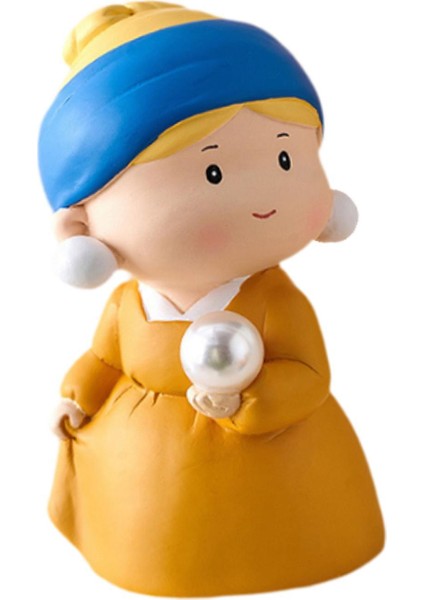 Ev Dekorasyonu Için Büyüleyici Reçine Kız Heykelciği (Yurt Dışından) fiyatları