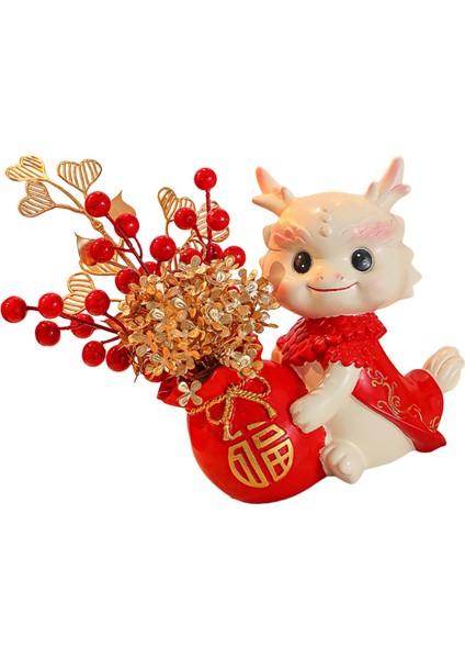 Çin Yeni Yılı Ejderha Figürü Süsleme Geleneksel (Yurt Dışından)