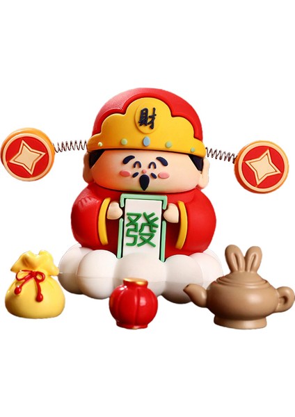 Çin Yeni Yılı Zenginlik Ölümsüz Heykeli Mitolojik Heykel Dekoratif Masa (Yurt Dışından) fırsatları