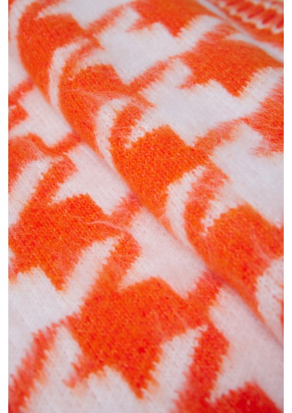 Summer Winter Club Kadın Şardonlu Polo Yaka Fitilli Kenarlı Kolsuz % 100 Ipek Süveter Kazayağı