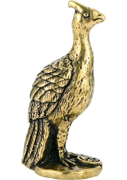 Pirinç Tavus Kuşu Süsü Vintage Tavus Kuşu Dekorasyonu Antik Tavus Kuşu Heykelciği (Yurt Dışından) modelleri