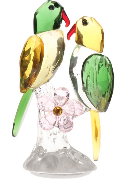 Moderne Papagei Heykeli, Vogelfigur, Süsleme, El Işçiliği, Bunte Skulptur, Yeşil (Yurt Dışından) fiyatları