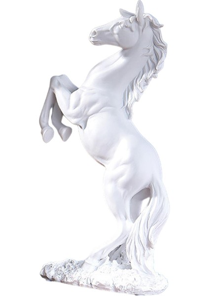 Reçine At Heykeli, At Figürü Masaüstü Süsü, Hayvan Koleksiyon Heykeli, Beyaz (Yurt Dışından) fiyatları