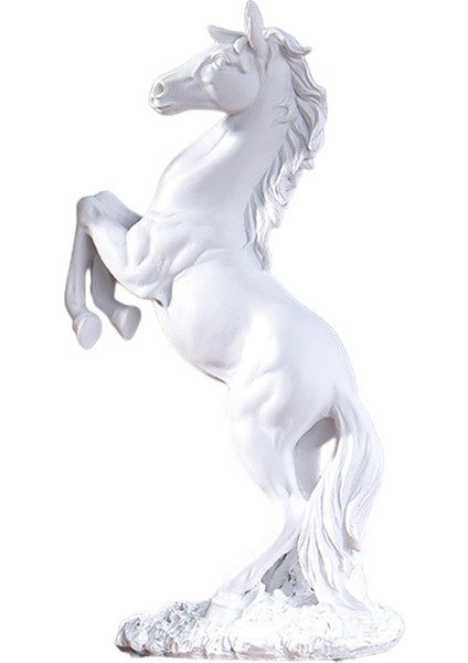 Reçine At Heykeli, At Figürü Masaüstü Süsü, Hayvan Koleksiyon Heykeli, Beyaz (Yurt Dışından) indirimleri
