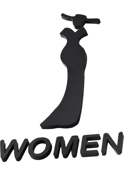 Wc Iş Dekoru Evrensel Kendinden Dekorasyonlu Pano Tuvalet Kadın M (Yurt Dışından) fırsatları