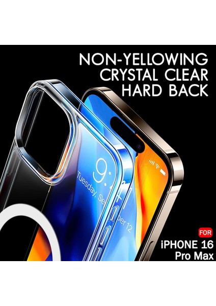 iPhone16 Pro Max Kılıf Magsafe Özellikli Şeffaf Silikon Kılıf modelleri