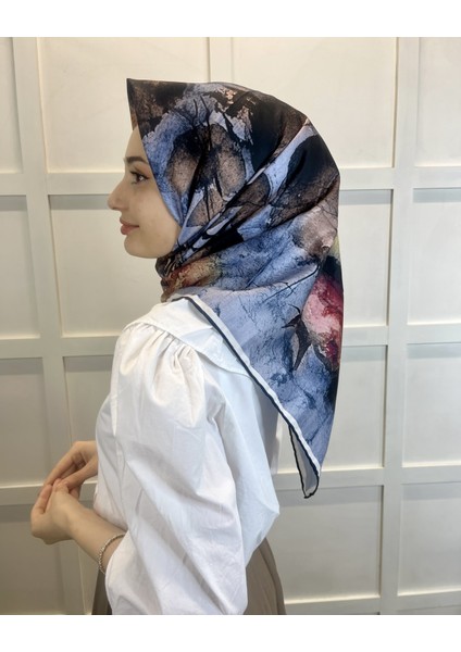 Quare Çiçek Desenli Rayon Eşarp 10701