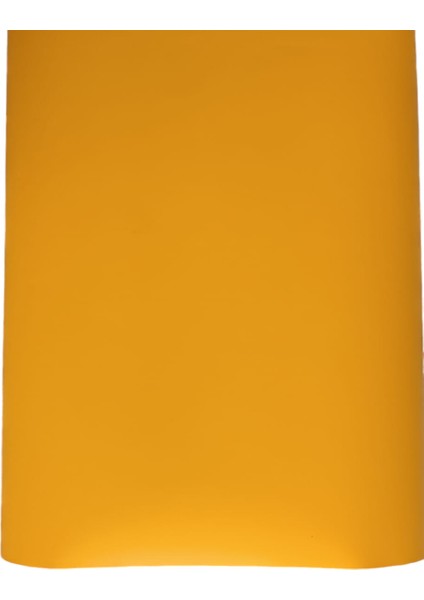 Mat Sarı Renk Dayanıklı Araç Motor Mobilya Kaplama Folyosu 126Cm X 30Cm