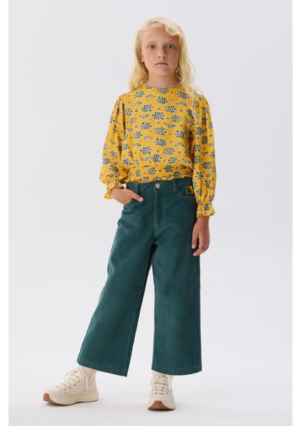 Bg Store Kız Çocuk Desenli Bluz