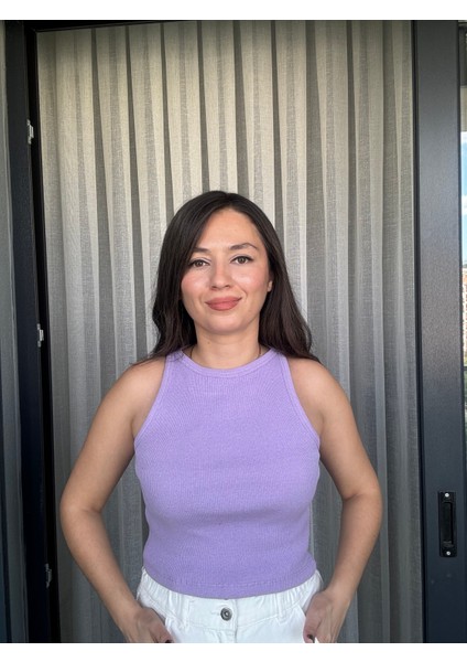 Mor Fitilli Sıfır Kol Atlet