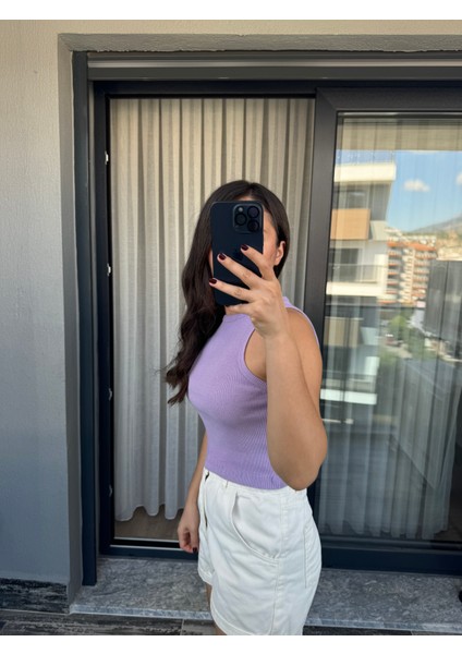 Mor Fitilli Sıfır Kol Atlet modelleri