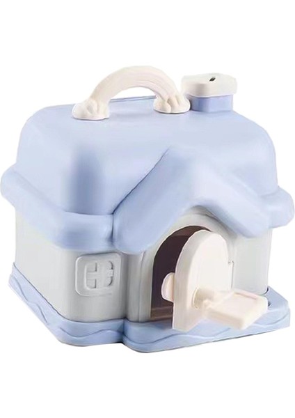 Cottage Piggy Bank Tasarruf Kavanozu Doğum Günü Festivali Hediyeleri Mavi (Yurt Dışından) modelleri