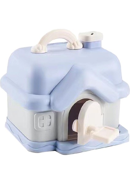 Cottage Piggy Bank Tasarruf Kavanozu Doğum Günü Festivali Hediyeleri Mavi (Yurt Dışından) indirimleri