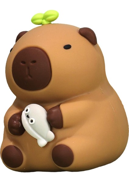 Kitaplı C Için Capybara Heykeli Hediye Figürü (Yurt Dışından)