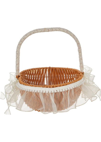 El Dokuma Çiçek Sepeti Fotoğraf Aksesuarları Hediye Sepeti Açı Ği Toplantısı Için Açık L (Yurt Dışından) fiyatları