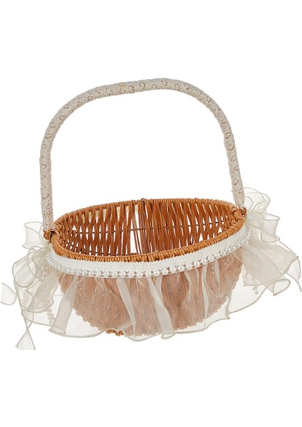 El Dokuma Çiçek Sepeti Fotoğraf Aksesuarları Hediye Sepeti Açı Ği Toplantısı Için Açık L (Yurt Dışından) fırsatları