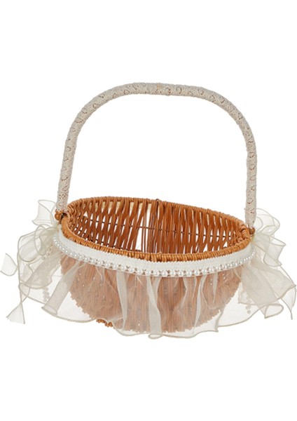 El Dokuma Çiçek Sepeti Fotoğraf Aksesuarları Hediye Sepeti Açı Ği Toplantısı Için Açık L (Yurt Dışından) indirimleri