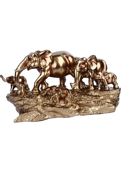 Fil Heykeli Ev Partisi Dekoru Ev Parçası Beş Kiş Aile Için Fil Dekorasyonu (Yurt Dışından) fiyatları