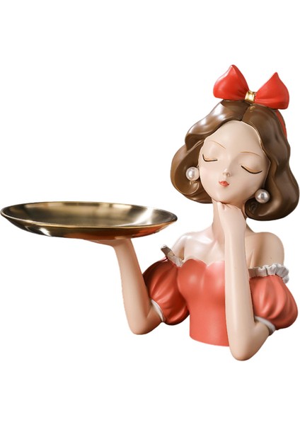 Figürü Kasesi Tepsisi Odası Dekoru Için Şık Şekerlik Turuncu (Yurt Dışından) fiyatları