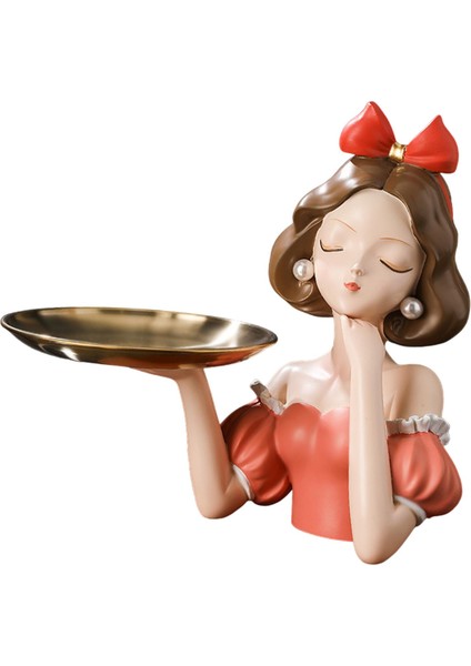 Figürü Kasesi Tepsisi Odası Dekoru Için Şık Şekerlik Turuncu (Yurt Dışından) fırsatları