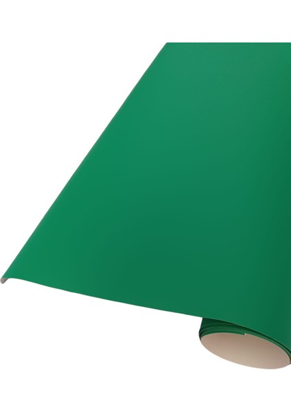 Mat Yeşil Renk Dayanıklı Araç Motor Mobilya Kaplama Folyosu 126Cm X 50Cm