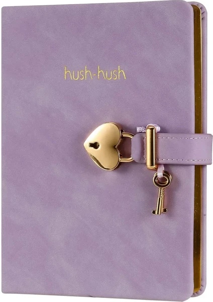 Victoria's Journals Hush Hush Kilitli Defter 80GR. 160 Yp. Çizgili