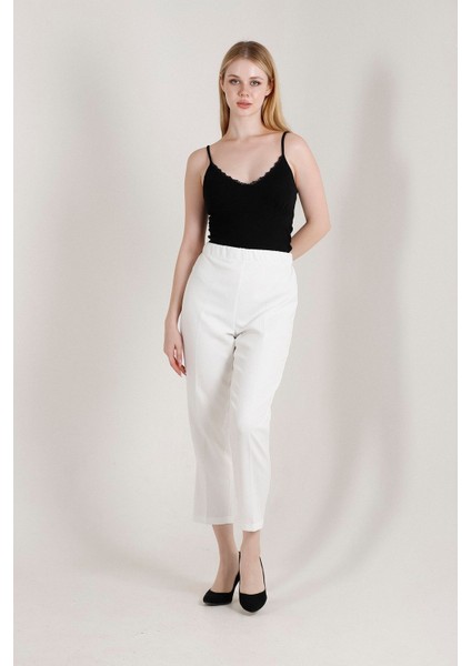 Kadın Büyük Beden Havuç Paça Likralı Dokuma Pantolon 1004 fırsatları