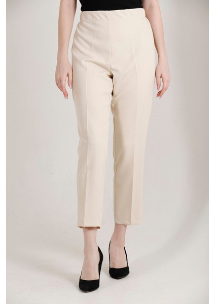 Kadın Büyük Beden Havuç Paça Likralı Dokuma Pantolon 1004 indirimleri