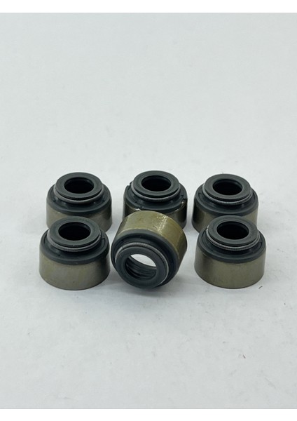Subap Lastiği Sızdırmazlık Keçesi 16 Adet Fkm ON_S108 Gri 8 x 13/15,20 x 9,30