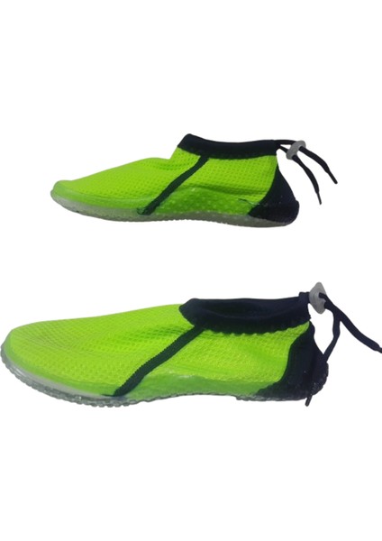 Serabien Yeşil-Lacivert Fileli Deniz Havuz Plaj Ayakkabı SRB232-565 fırsatları