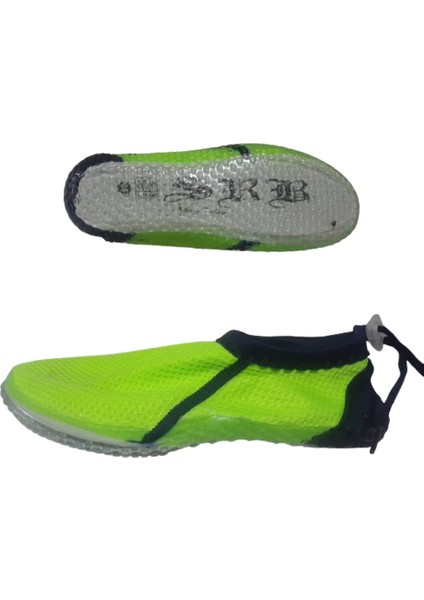 Serabien Yeşil-Lacivert Fileli Deniz Havuz Plaj Ayakkabı SRB232-565 indirimleri