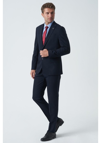 Carlisle T2455 Slim Fit 6 Drop Düz Takım Elbise Laci
