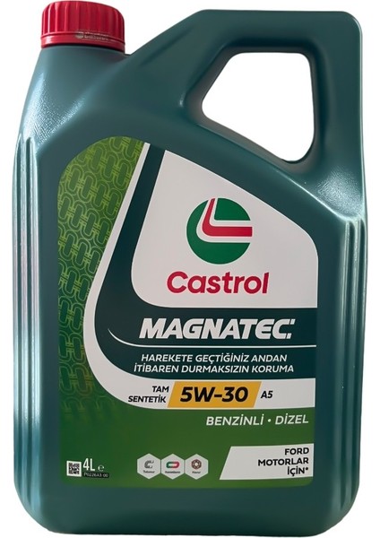 Magnatec 5W-30 A5 Motor Yağı 4 Litre Benzinli ve Dizel Araçlar Ile Uyumlu Üretim Yılı 2024