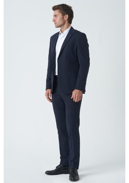 Birmingham T2436 Slim Fit 6 Drop Düz Takım Elbise Laci modelleri