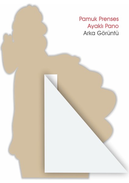 Pamuk prenses ayaklı pano , tek parça 50 cm doğum günü parti malzemesi fiyatları