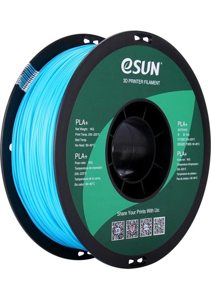 Urhanshop Esun Açık Mavi Pla+ Filament 1,75MM 1 kg