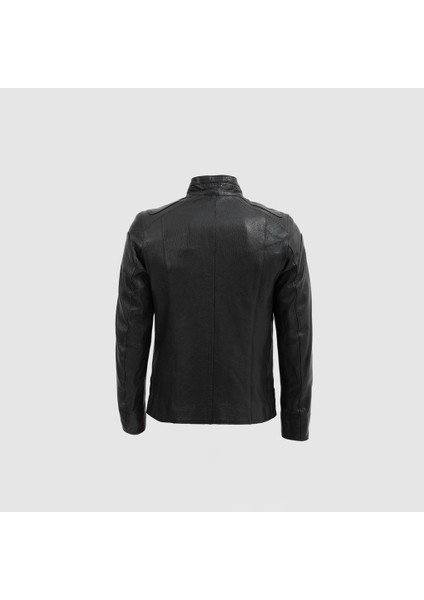 Erkek Deri Mont [810035], Siyah, L fiyatları