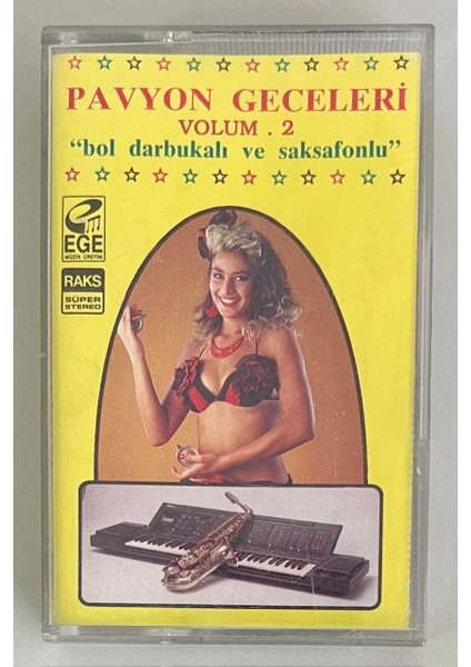Pavyon Geceleri Vol 2 Kaset (Orjnal Dönem Kağıt Baskı Kaset)